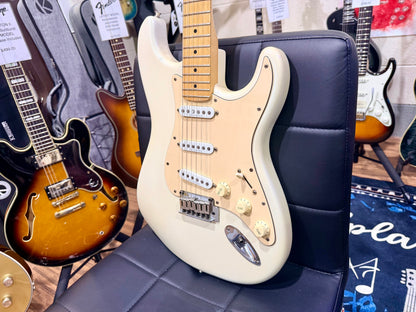 🌟2013🌟 Fender Squier Deluxe Stratocaster~ Olympic White Pearl~ Indonesia Made!