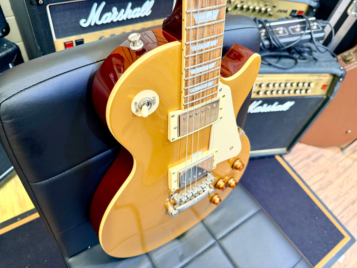 ✨2018✨ Epiphone Les Paul Standard Goldtop~ Electric Guitar~ Superb Condition!
