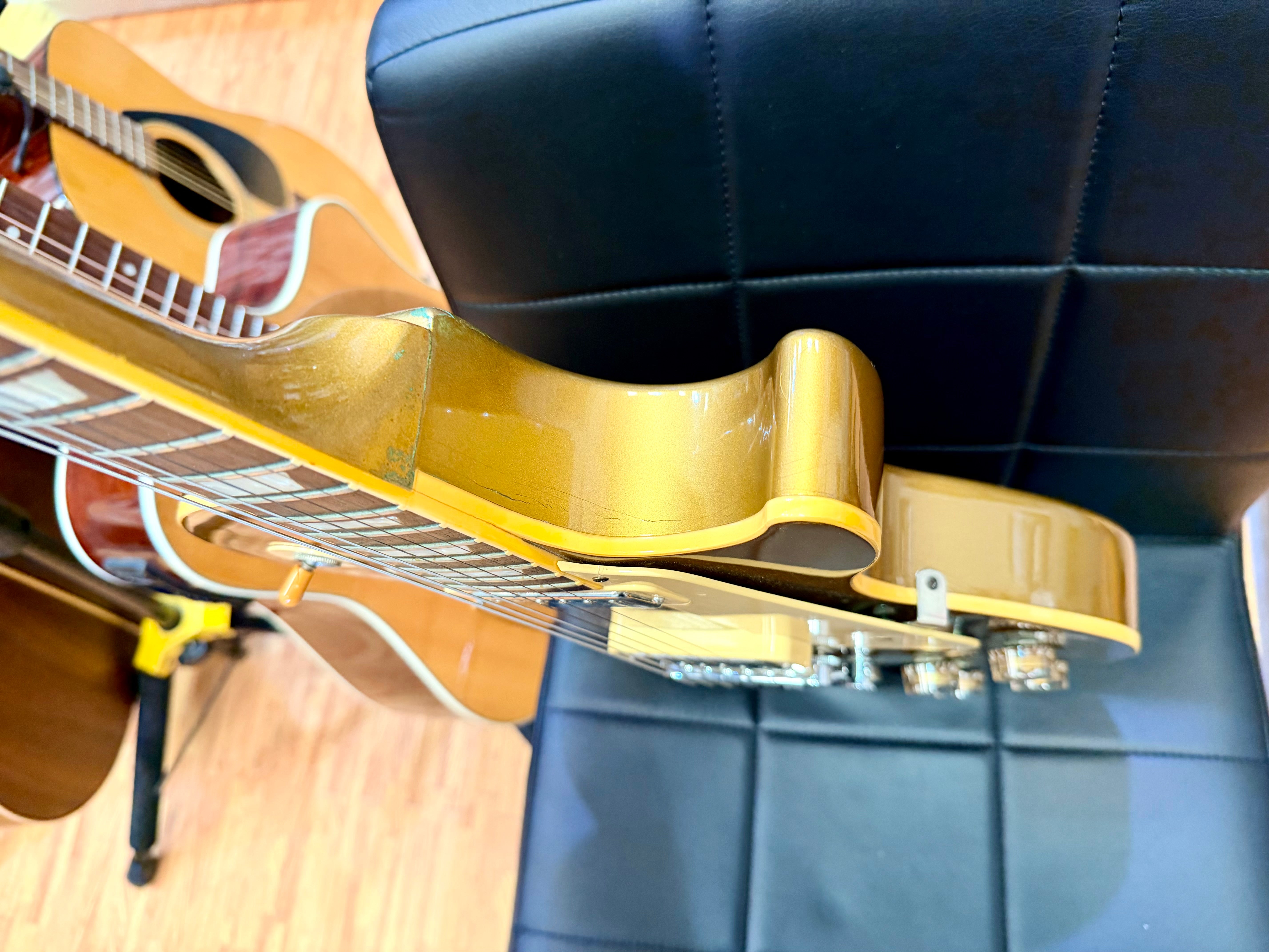 ✨RARE 1991✨ Gibson Les Paul Deluxe Hall Of Fame Edition~ Bullion Gold~ Limited!