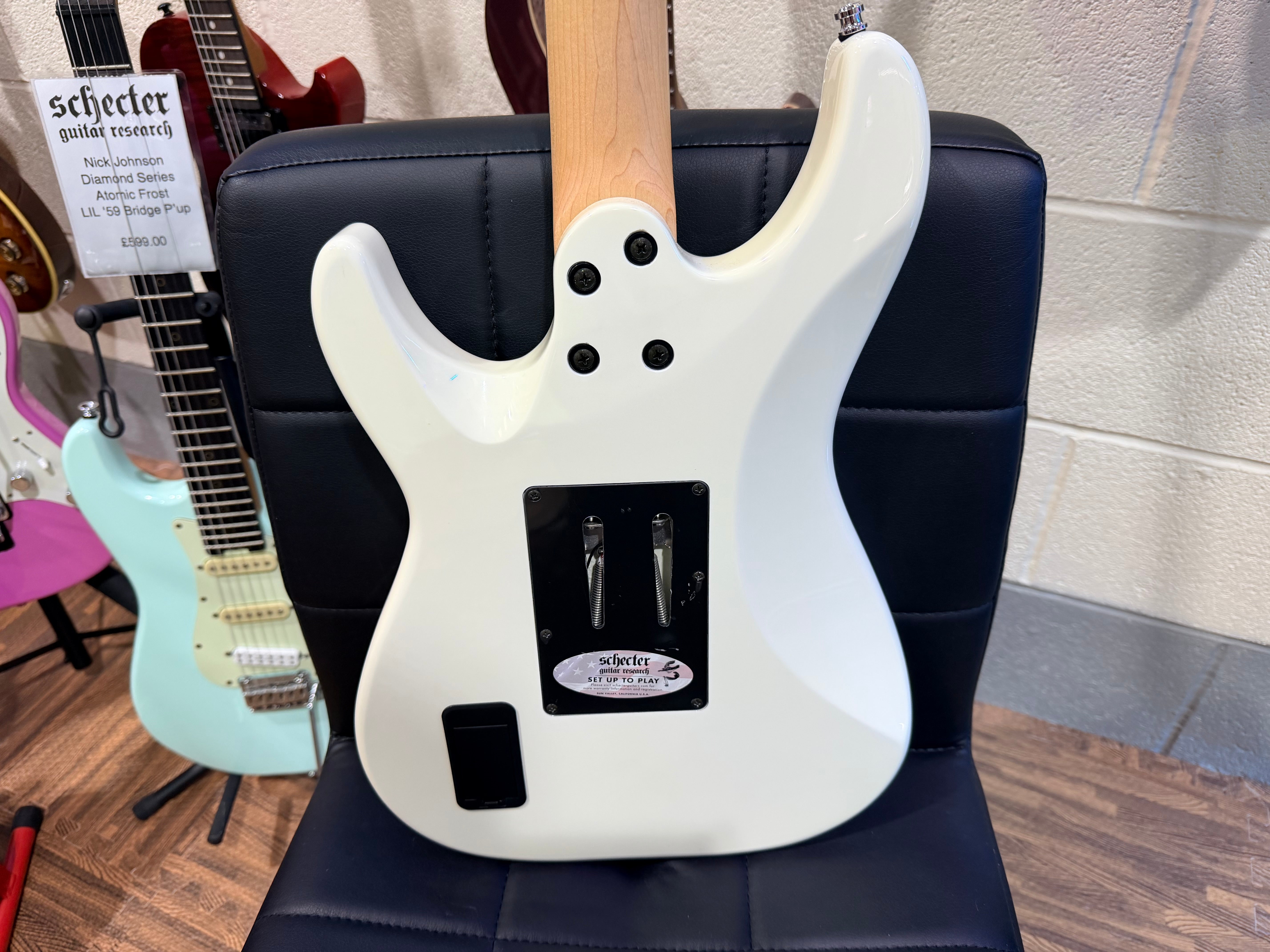 🔥2017🔥 Schecter Sun Valley Super Shredder FR~ Gloss White~ Floyd Rose!