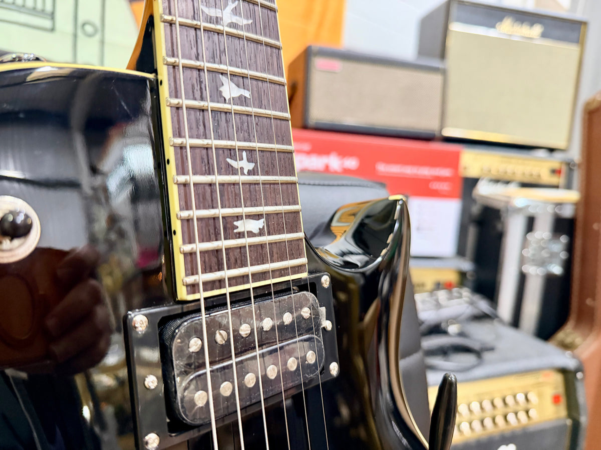 🔥MINT🔥 2021 PRS SE Mark Tremonti Standard Piano Black Tremolo + PRS Gig Bag!