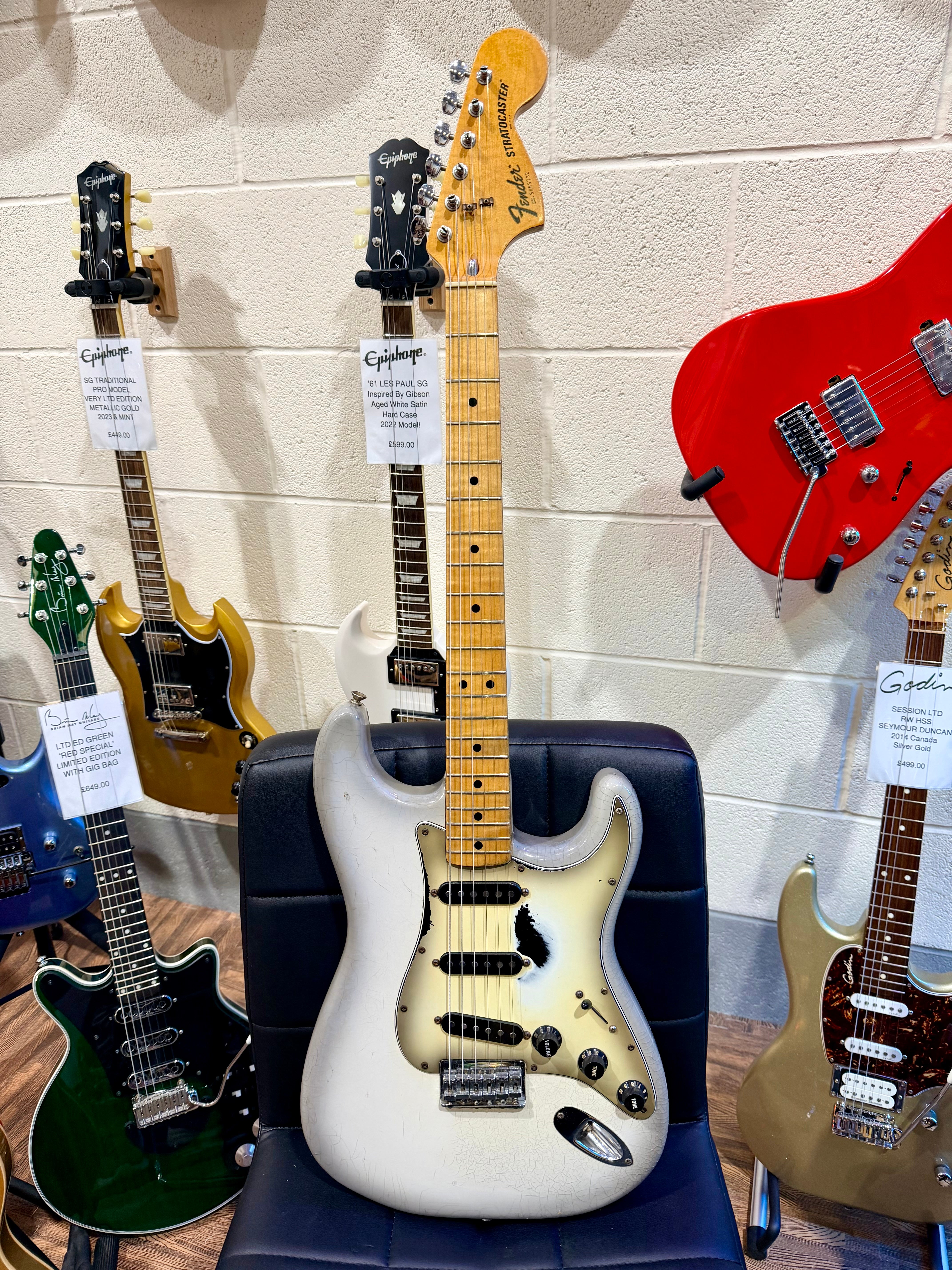 🔥 1979 🔥 Fender Hardtail Stratocaster~ Antigua Sunburst Vintage + Hard Case!