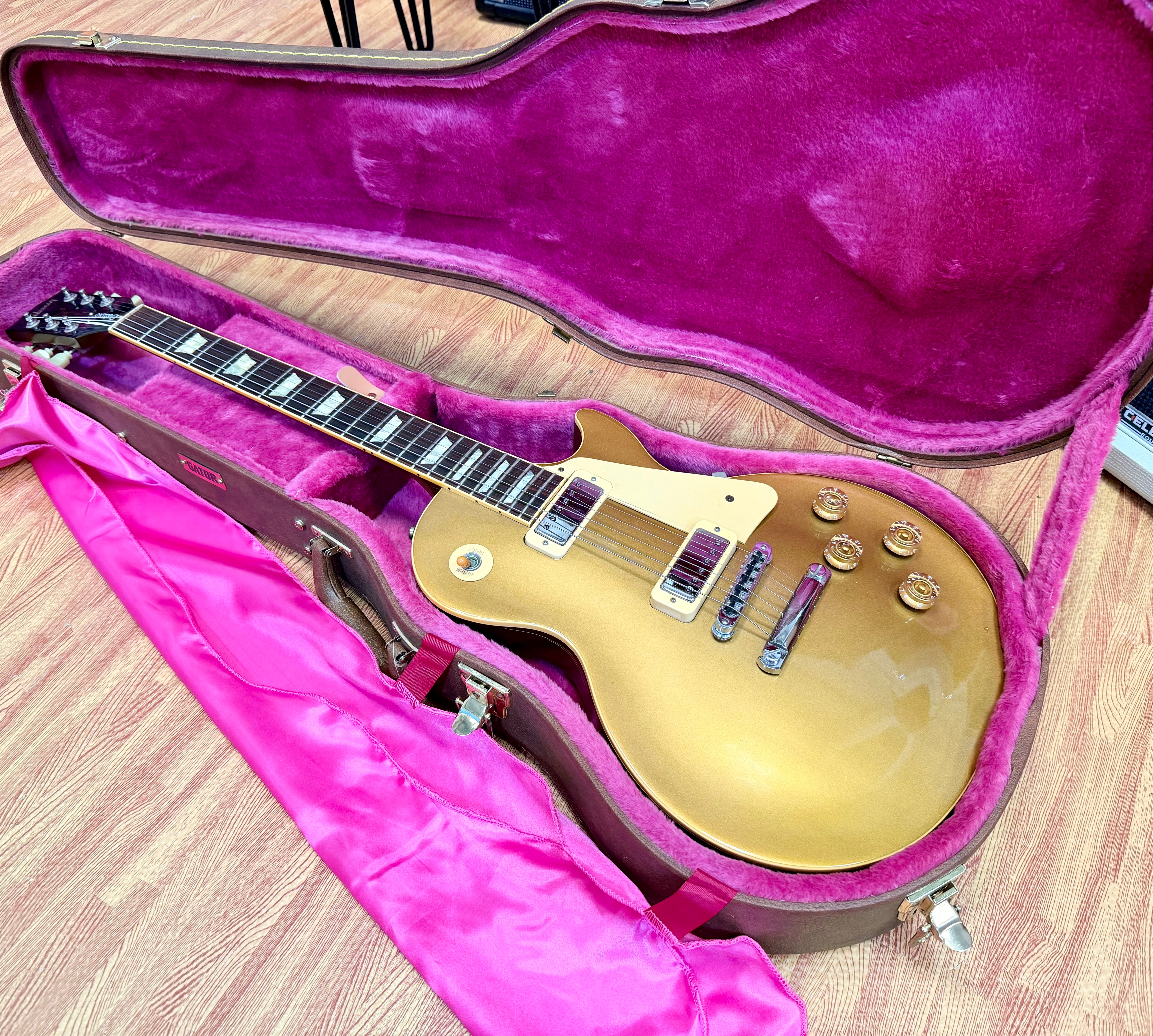 ✨RARE 1991✨ Gibson Les Paul Deluxe Hall Of Fame Edition~ Bullion Gold~ Limited!