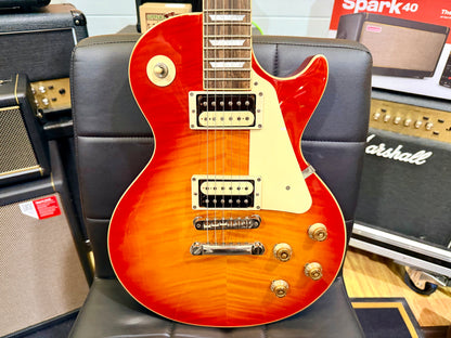 ☀️2023☀️ Burny RLG-55Z Heritage Cherry Sunburst Les Paul Electric Guitar!