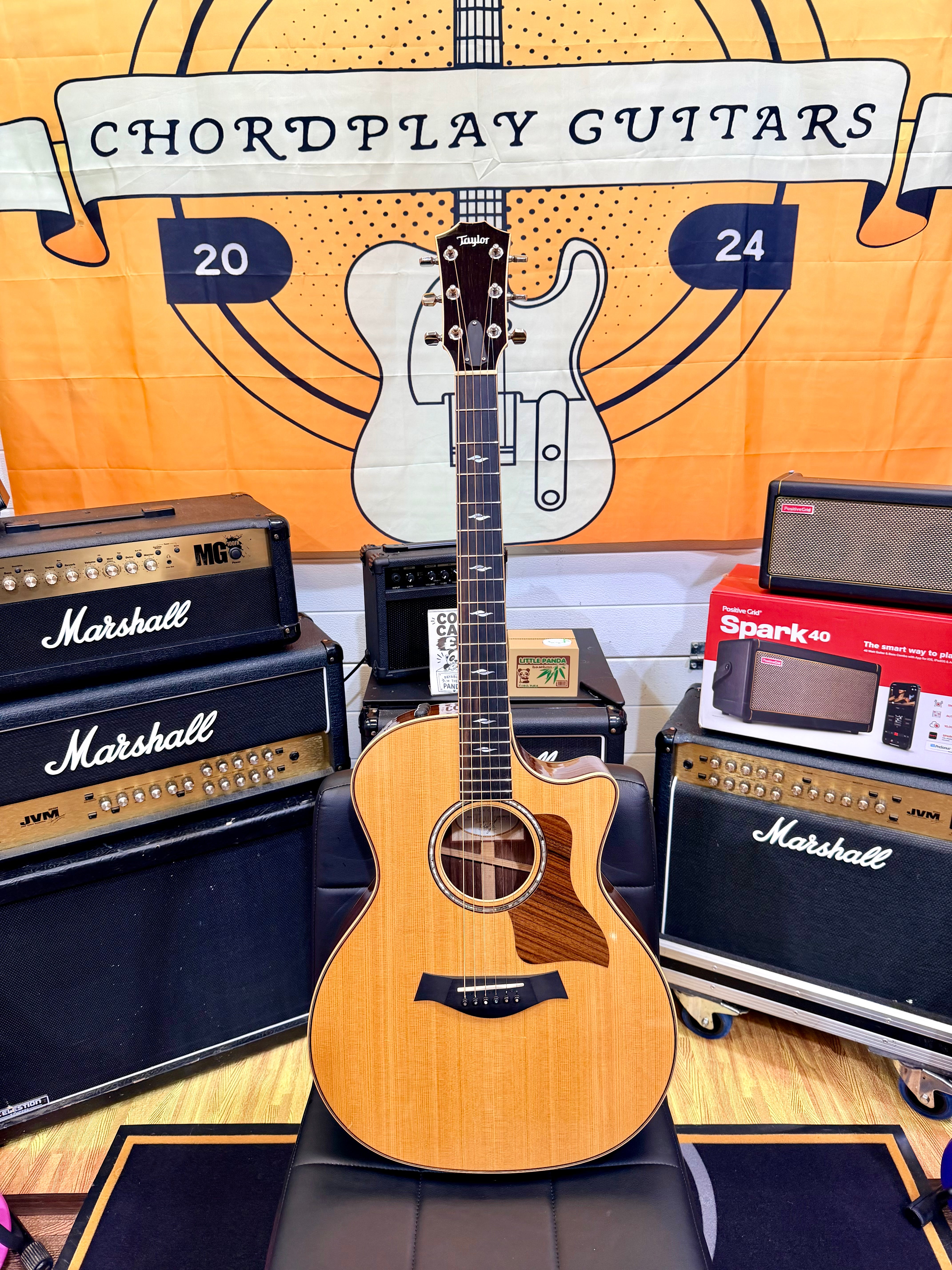 ✨2015✨ Taylor 814ce Grand Auditorium Electro Acoustic Guitar~ USA Natural + OHSC