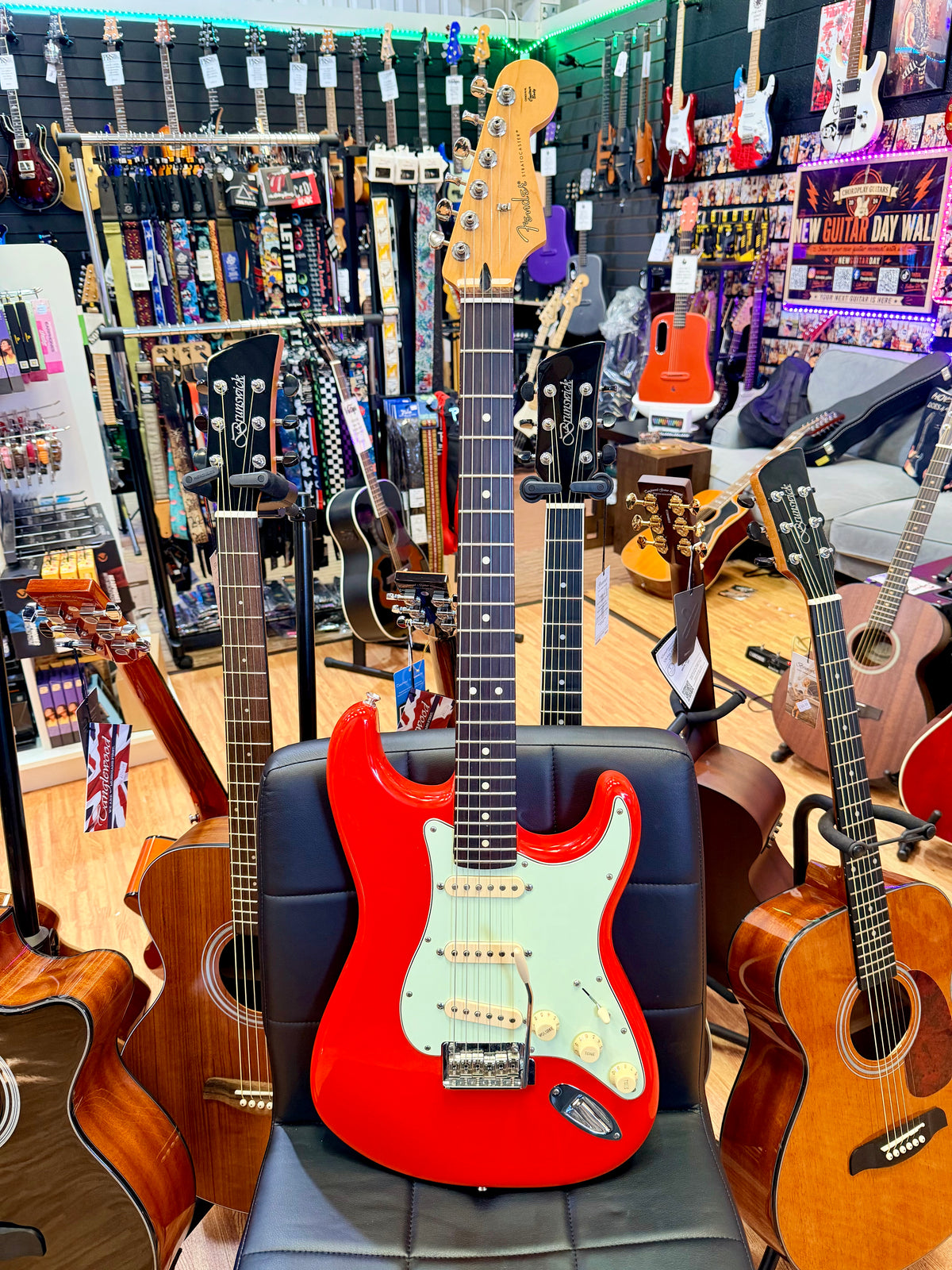 2024 Fender Player II Stratocaster~ Coral Red~ Rosewood Fingerboard~ Mexican