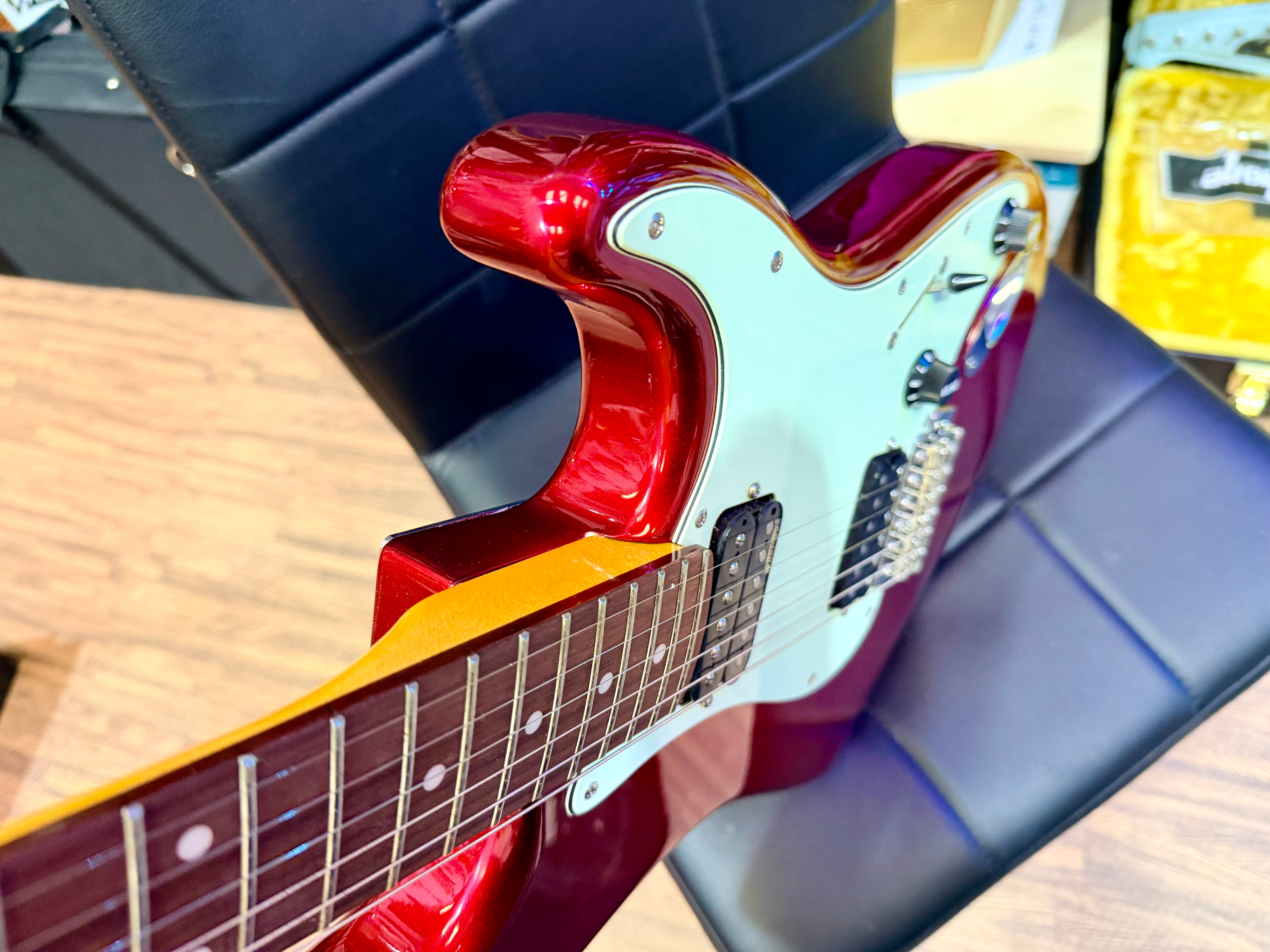 🔥RARE🔥 Vintage V6 ReIssued HH Electric Guitar Candy Apple Red Wilkinson Strat!