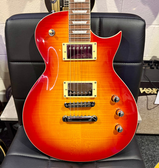 🌟MINT🌟 Harley Benton SC Custom Line~ Cherry Sunburst Les Paul Guitar!