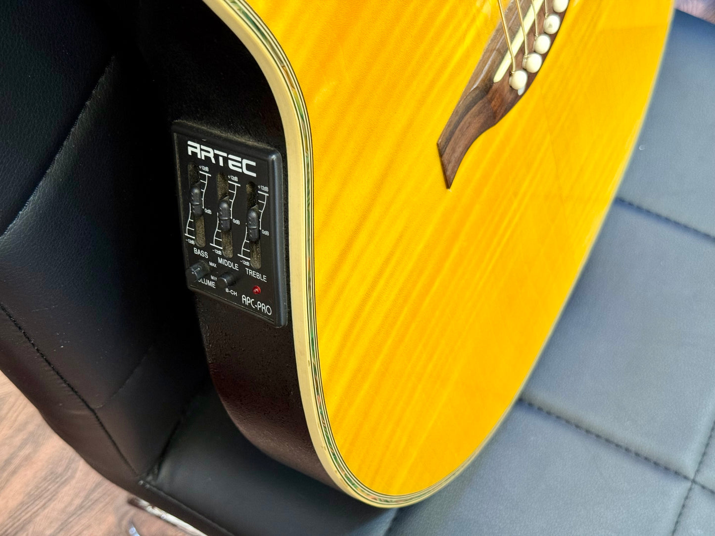 🎸ROUNDBACK🎸 Tanglewood Odyssey TMO-7 Bowl Back Electro-Acoustic Guitar~Natural