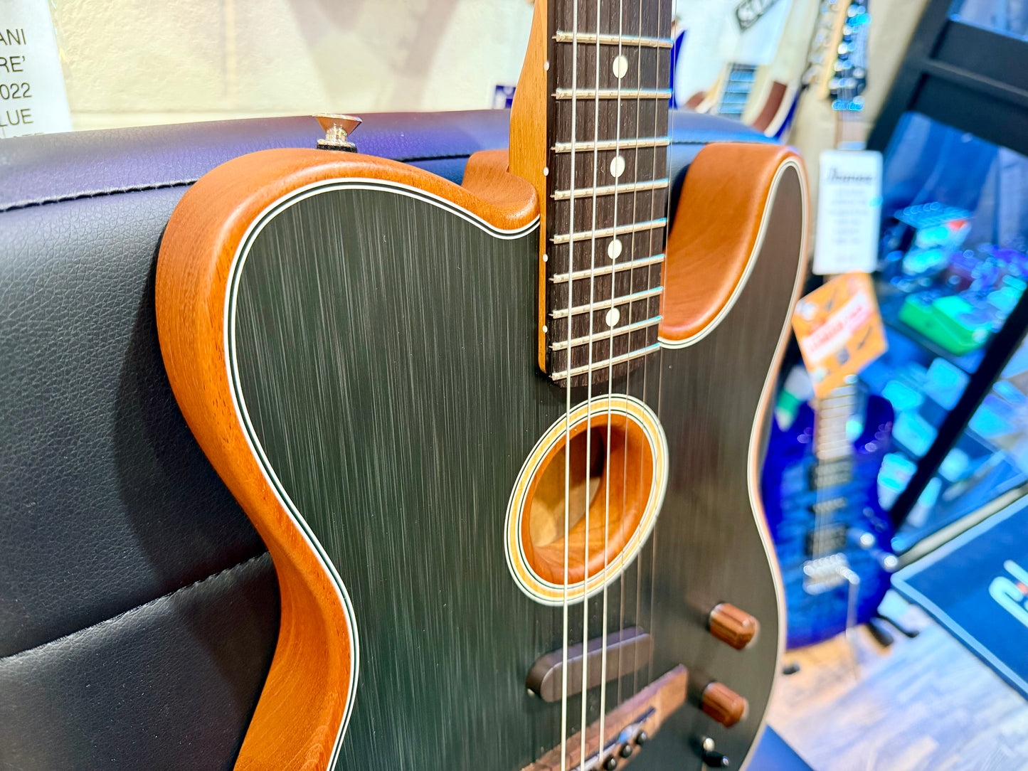 🔥2021🔥 Fender Player Acoustasonic Telecaster~ Brushed Black~ Mexican Tele!