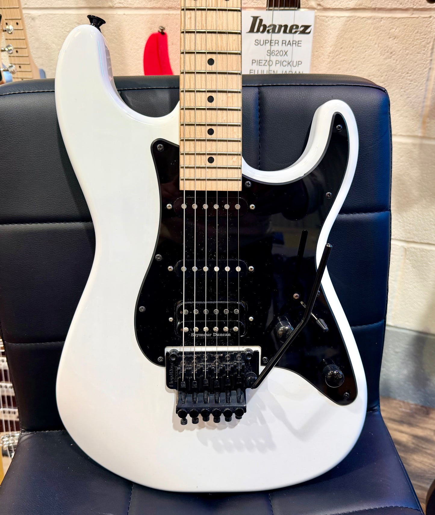 🔥2023🔥 Jackson Adrian Smith SDXM~ Maple~ Snow White~ Iron Maiden Signature!