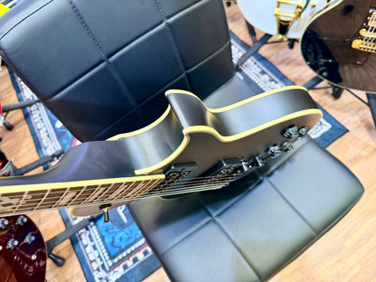 🔥B-STOCK DEAL🔥 NEW Vintage V100 VMX Electric Guitar~ Satin Black Les Paul!