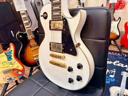 🔥NEW🔥 Vintage V100 ReIssued Electric Guitar – Arctic White Les Paul V100AW!