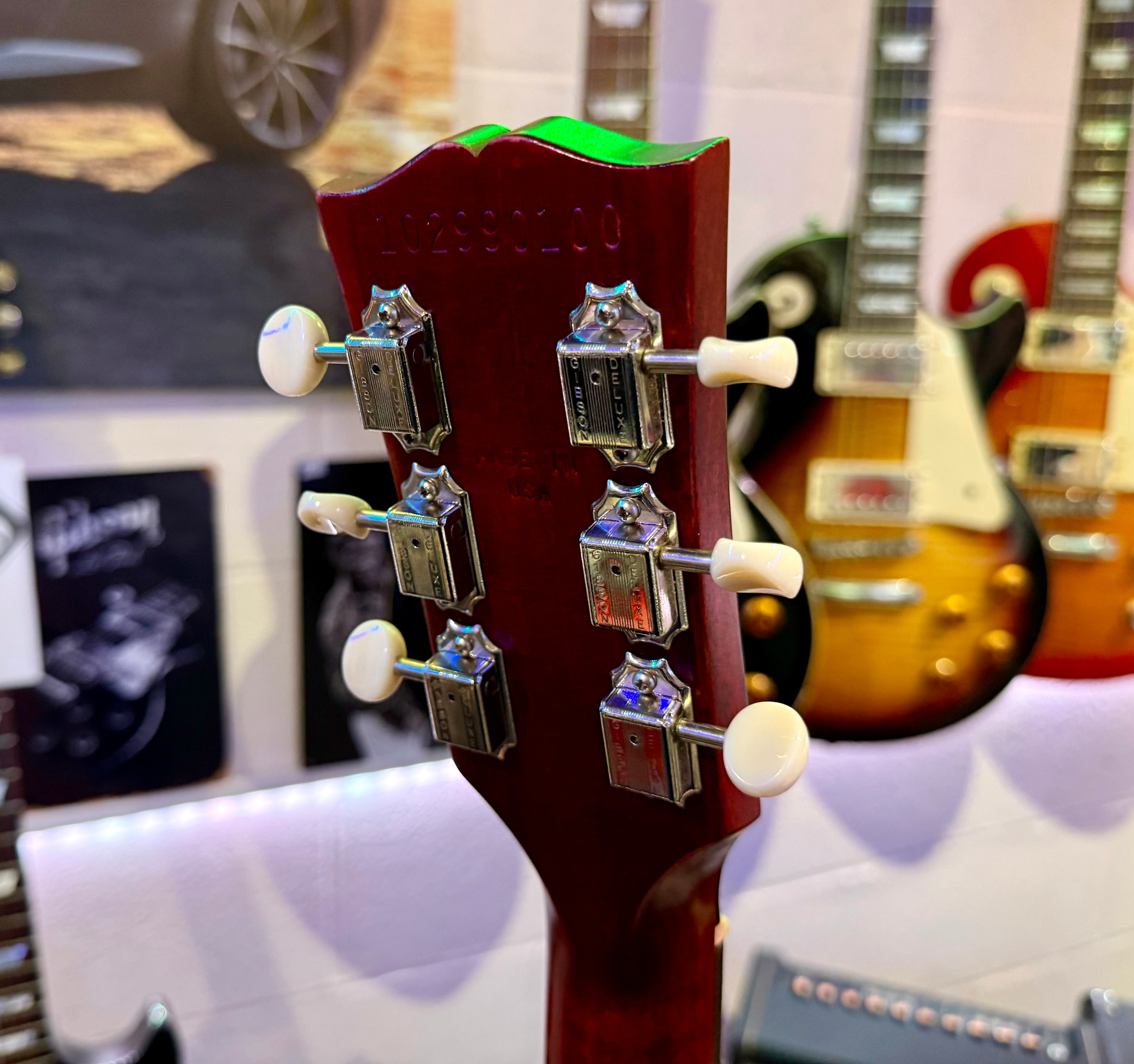 🌟2019🌟 Gibson Les Paul Junior Tribute DC Worn Cherry~ Double Cut~ Dog Ear P90!