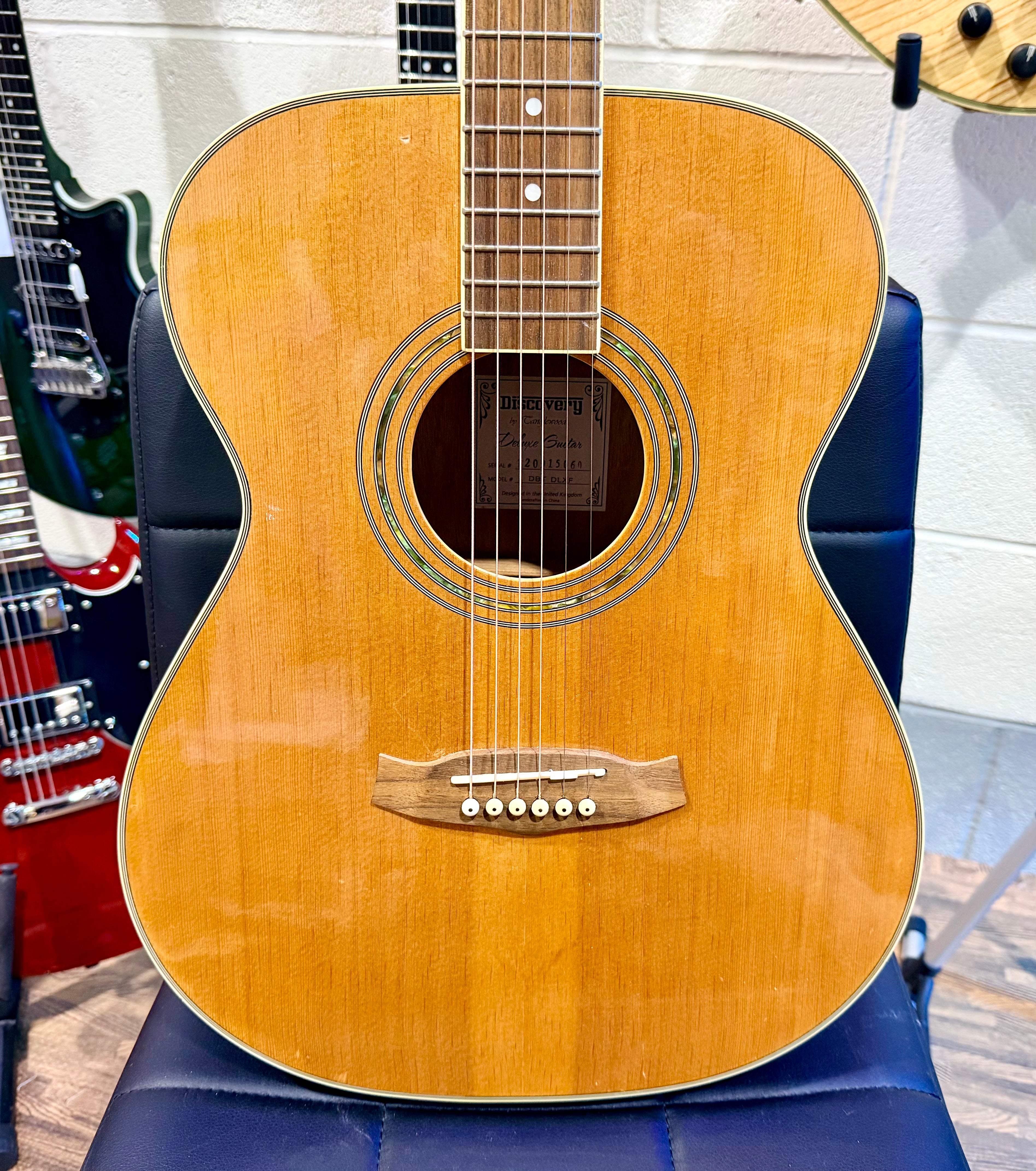 🎸 Tanglewood Discovery DBT DLXF Acoustic Guitar~ Full Size Folk~ Natural 🎸