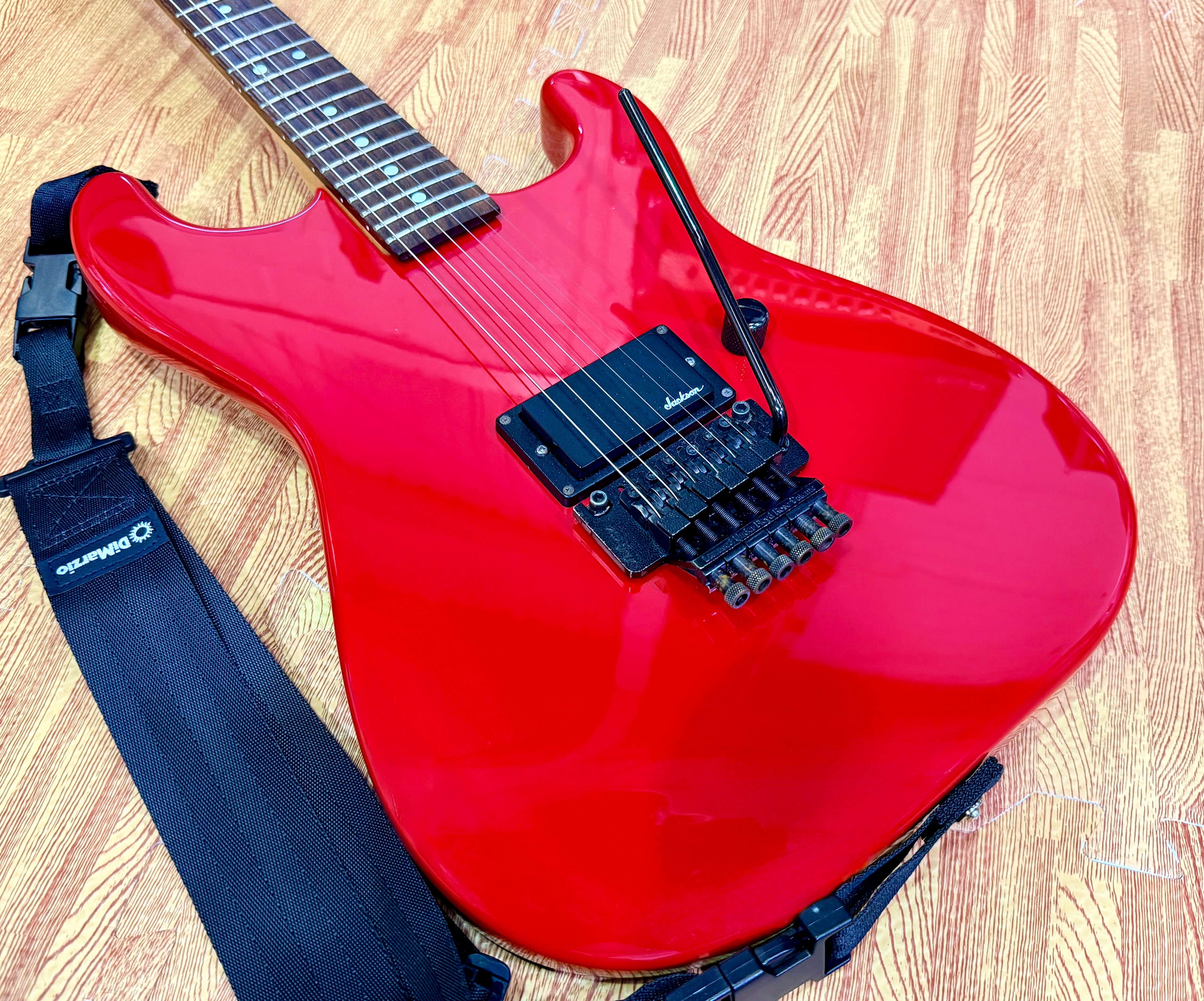 🔥RARE🔥 1987 Charvel Model 2 Red~ MIJ 80s Made In Japan~ JT6 Floyd Rose/Jackson