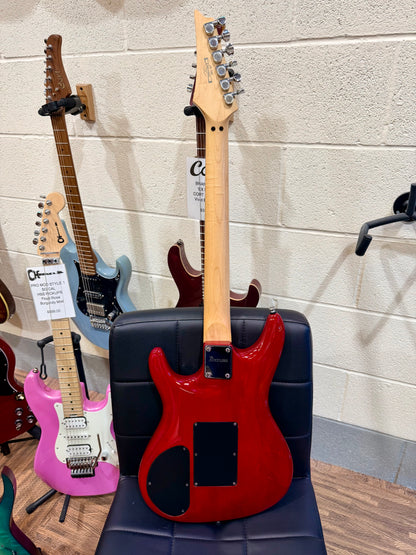 🔥2002🔥 Ibanez JS100 Joe Satriani Signature~ Korean Electric Guitar~ Red~ Floyd