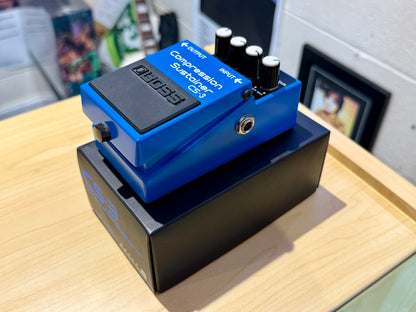 🎸MINT🎸 Boss CS-3 Compression Sustainer Pedal - Black/Blue~ Guitar Effects Unit