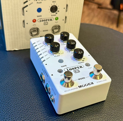 🎸NEW🎸 Mooer Audio Loop X2 Stereo Looper Guitar Effects Pedal!