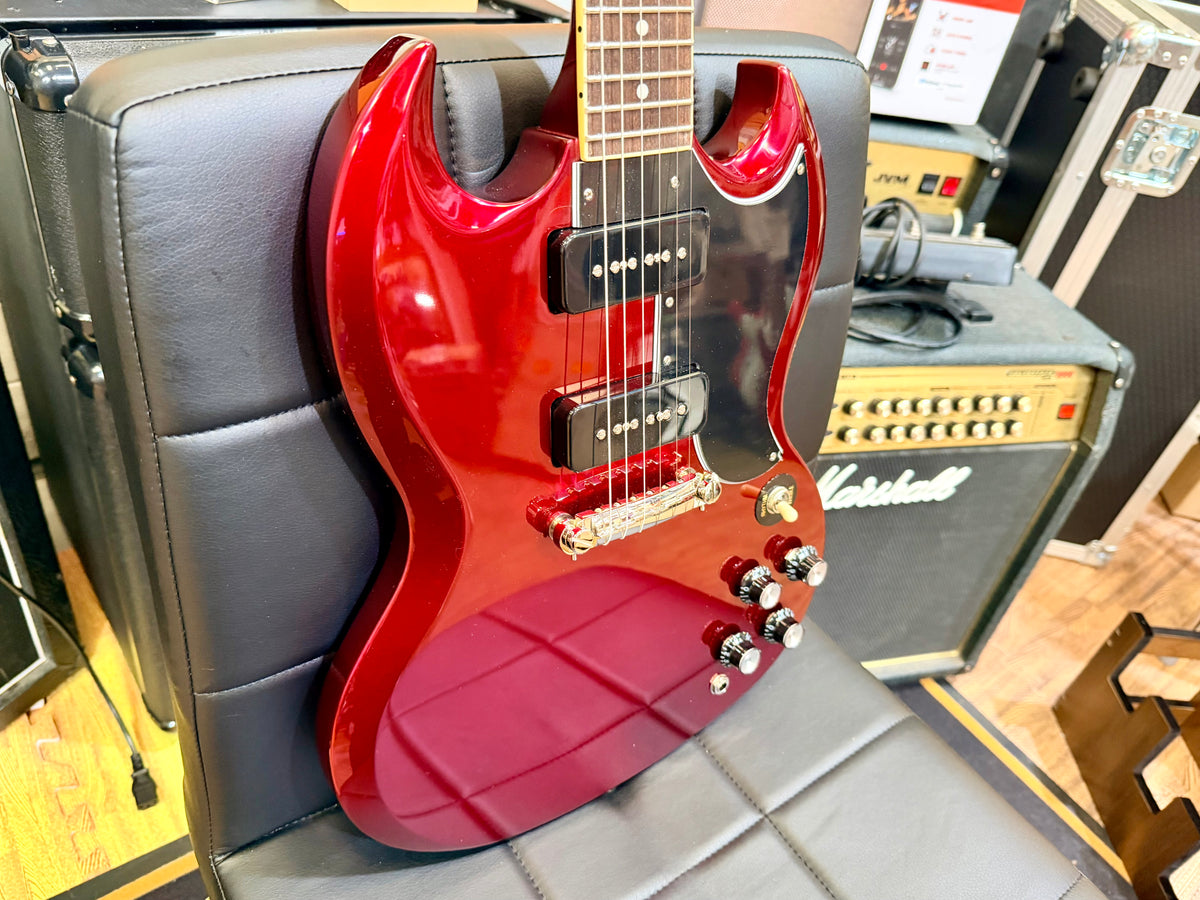 ✨2025✨ Epiphone SG Special P-90 Sparkling Burgundy + Hard Case~ MINT Condition