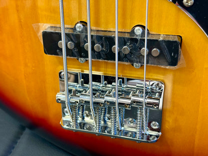 🌟BRAND NEW ~ SHORT SCALE🌟 Eko One VJB JB-100 3/4 Electric Jazz Bass Guitar~ Sunburst!