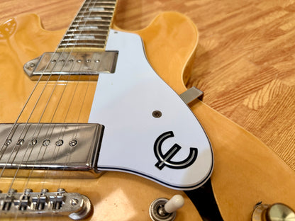 ⚡️2016⚡️ Epiphone Casino Natural Hollowbody P90 Electric Guitar~ Dogear Pickups!