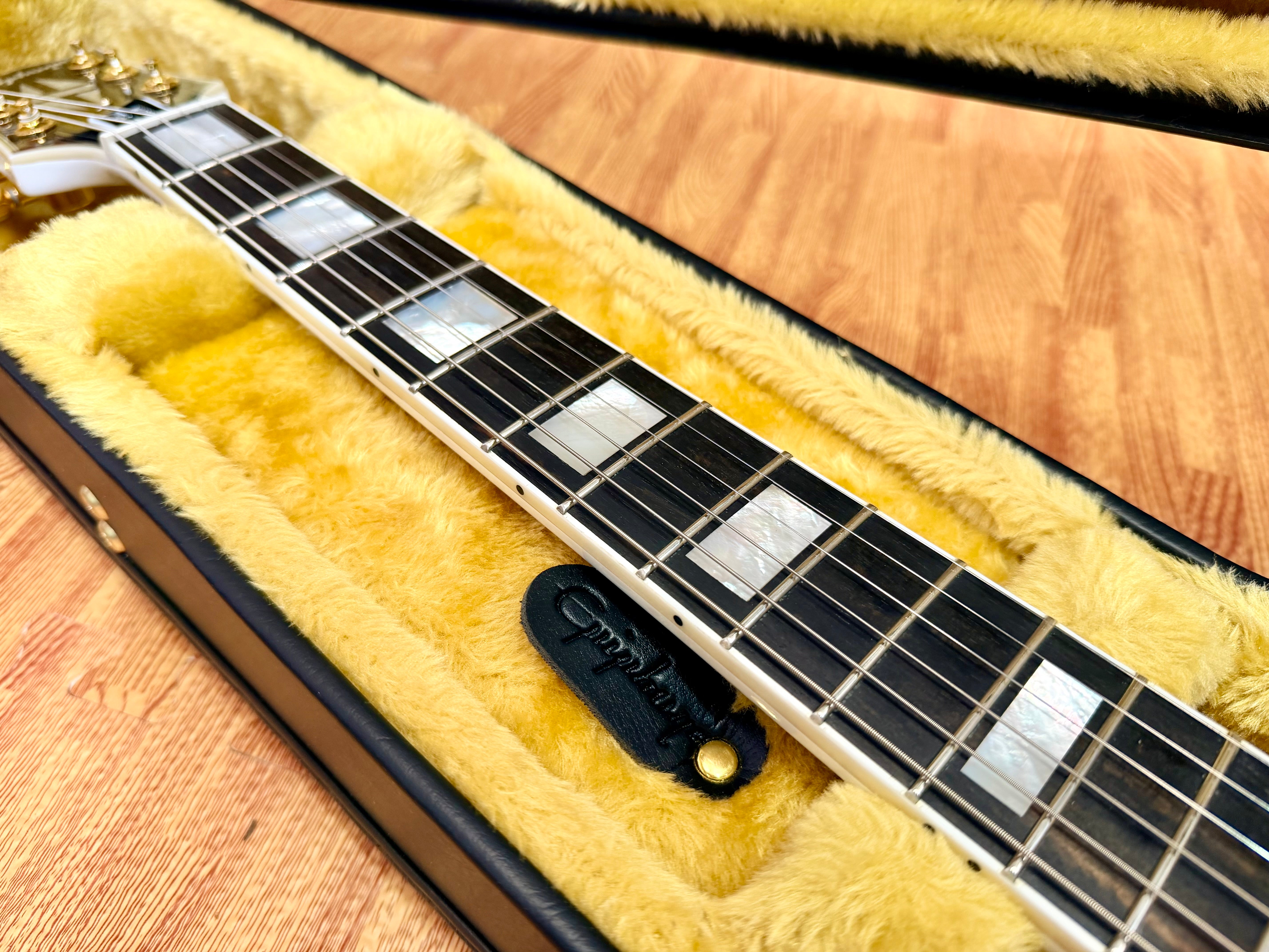 🔥2024🔥 Epiphone Inspired By Gibson Custom Les Paul~ Alpine White~ USA Pickups!