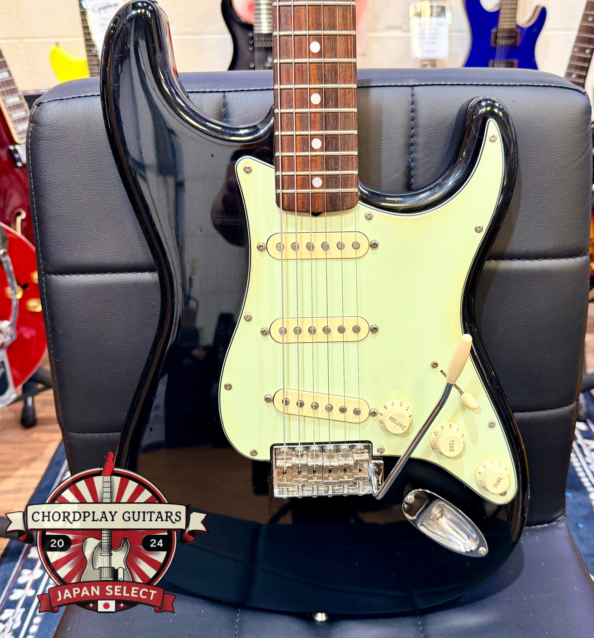 🔥RARE🔥 1984 Tokai Goldstar Sound Stratocaster~ Made In Japan MIJ~ Black Strat!