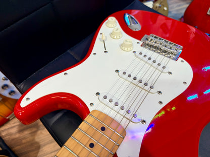 🎸 1995 KOREA 🎸Fender Squier Stratocaster~ Korean Made Strat~ Cherry Red!