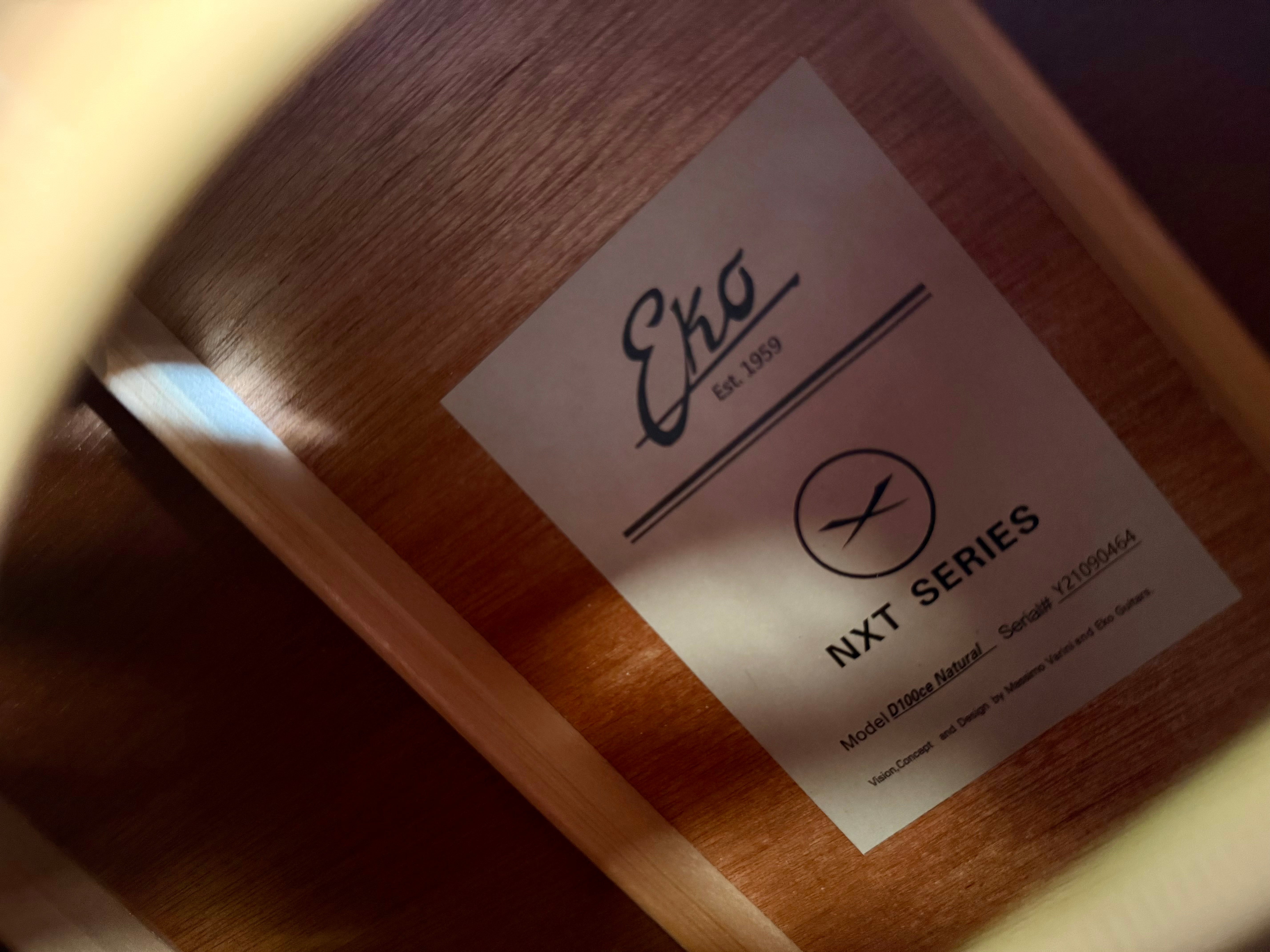 🌟BRAND NEW🌟 EKO NXT D100CE Natural Cutaway Electro-Acoustic Guitar~ New Model!