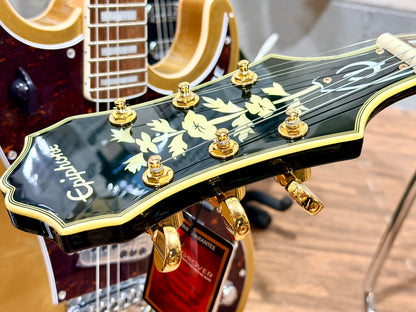 🌟MINT 2021🌟 Epiphone Sheraton II Pro Hollowbody~ Ebony Black + Hard Case!