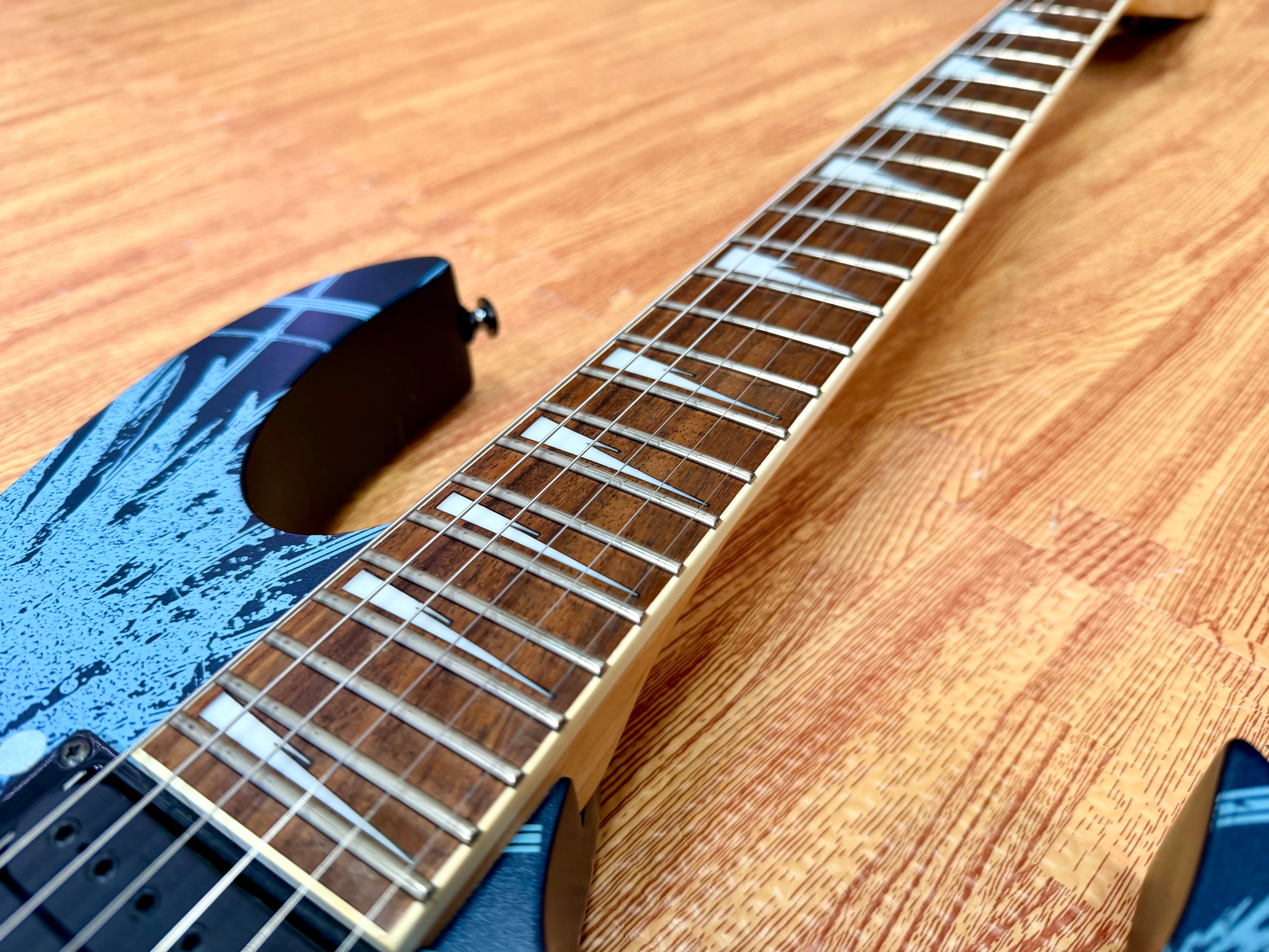 🔥RARE🔥 Ibanez RG09LTD Pegasus Royal Blue~ 2009 Limited Edition~ Glow In The Dark!