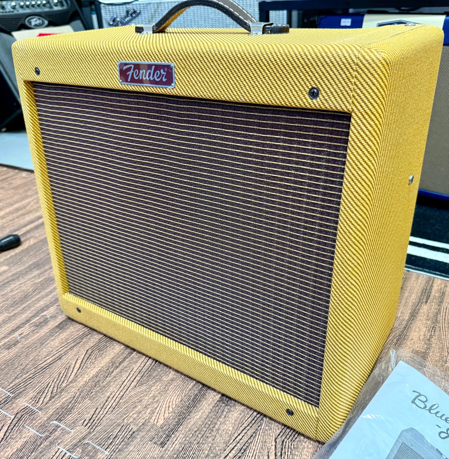 🌟MINT🌟 Fender Blues Junior Lacquered Tweed Valve Guitar Combo Amplifier~Jensen
