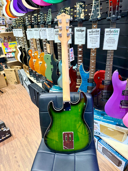 🔥NEW🔥 Rapier Saffire Ultra Electric Guitar~ Greenburst~ Astro-Split Pickups!