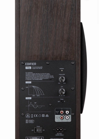 Edifier T5s Powered Active Subwoofer - Brown