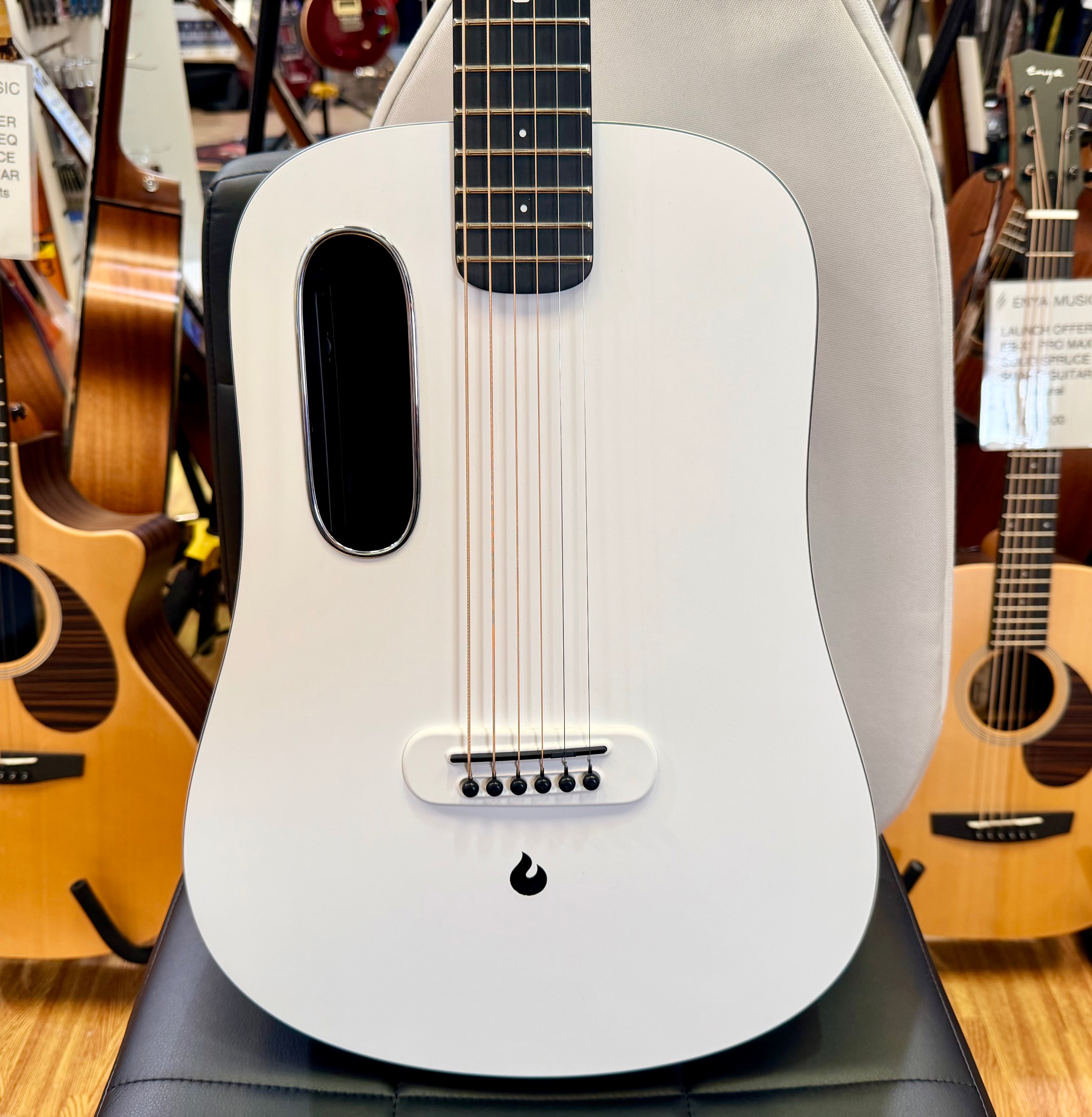 🔥EX-DEMO🔥 LAVA Music ME Play 36” Smart Electro Acoustic Guitar~ Frost White!