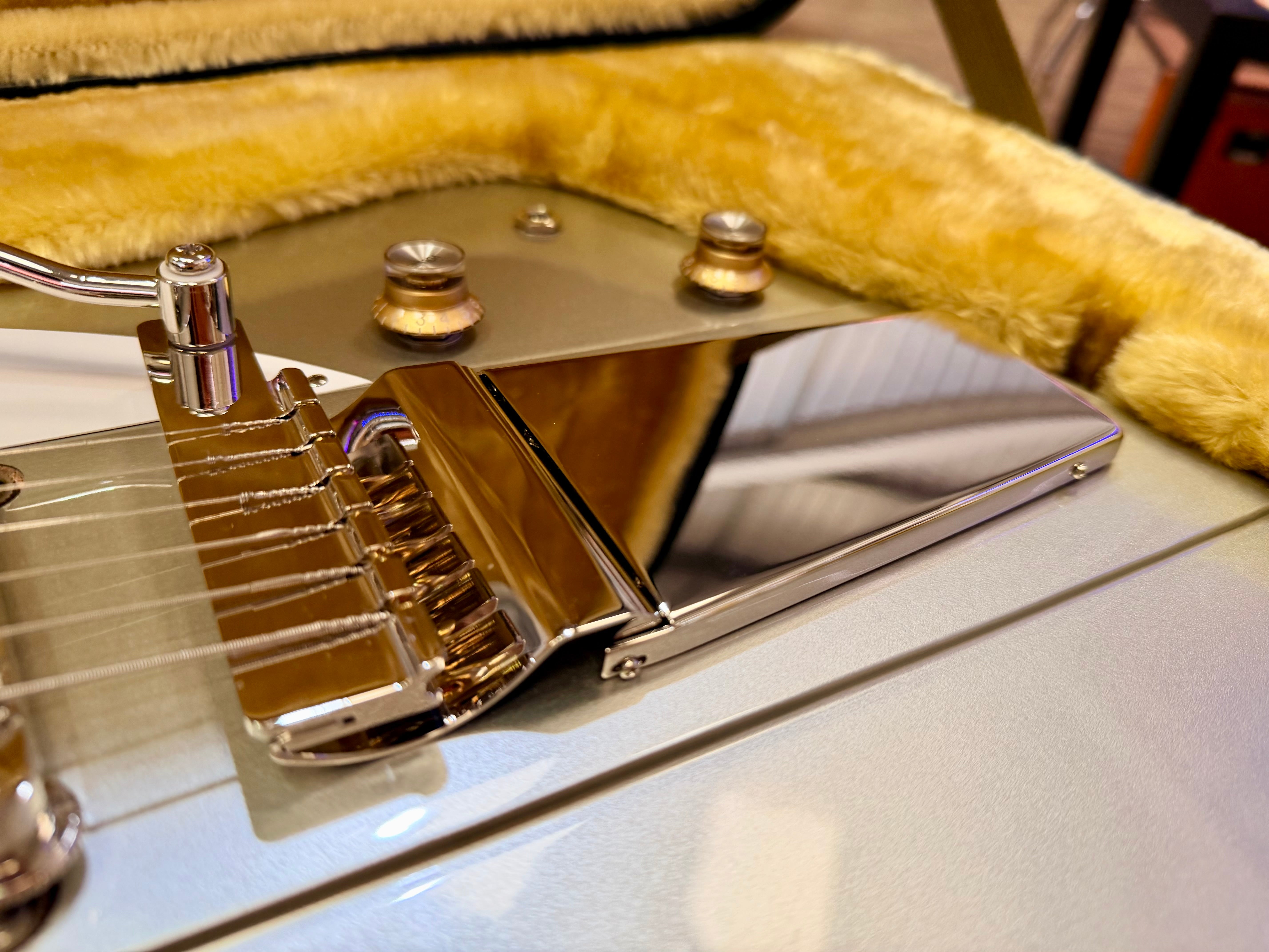 ✨2024✨ Epiphone Inspired By Gibson Custom 1963 Firebird I Silver Mist~ Maestro