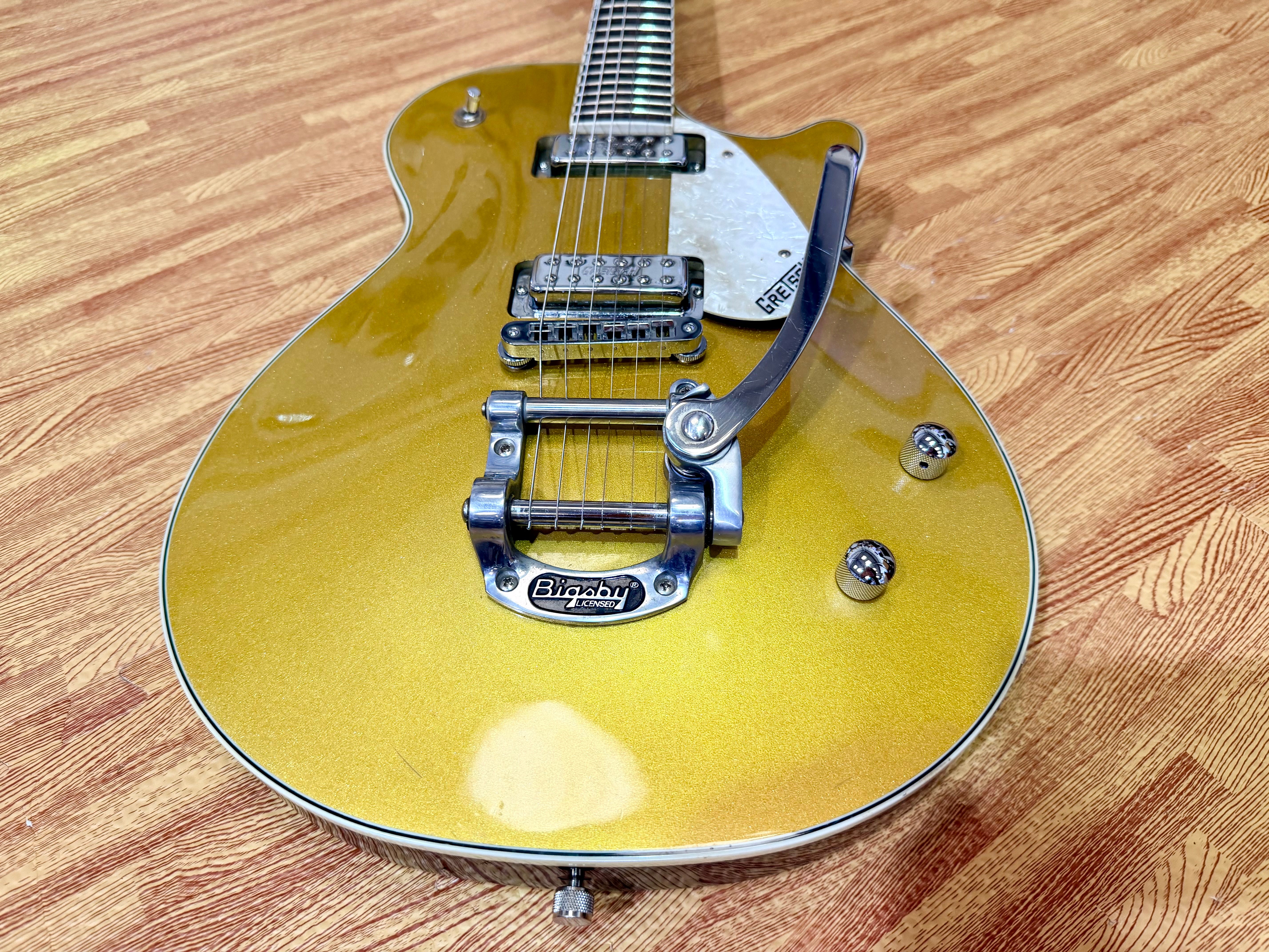 ✨2008✨ Gretsch G5235T Electromatic Pro Jet Bigsby~ Gold Sparkle Anniversary!