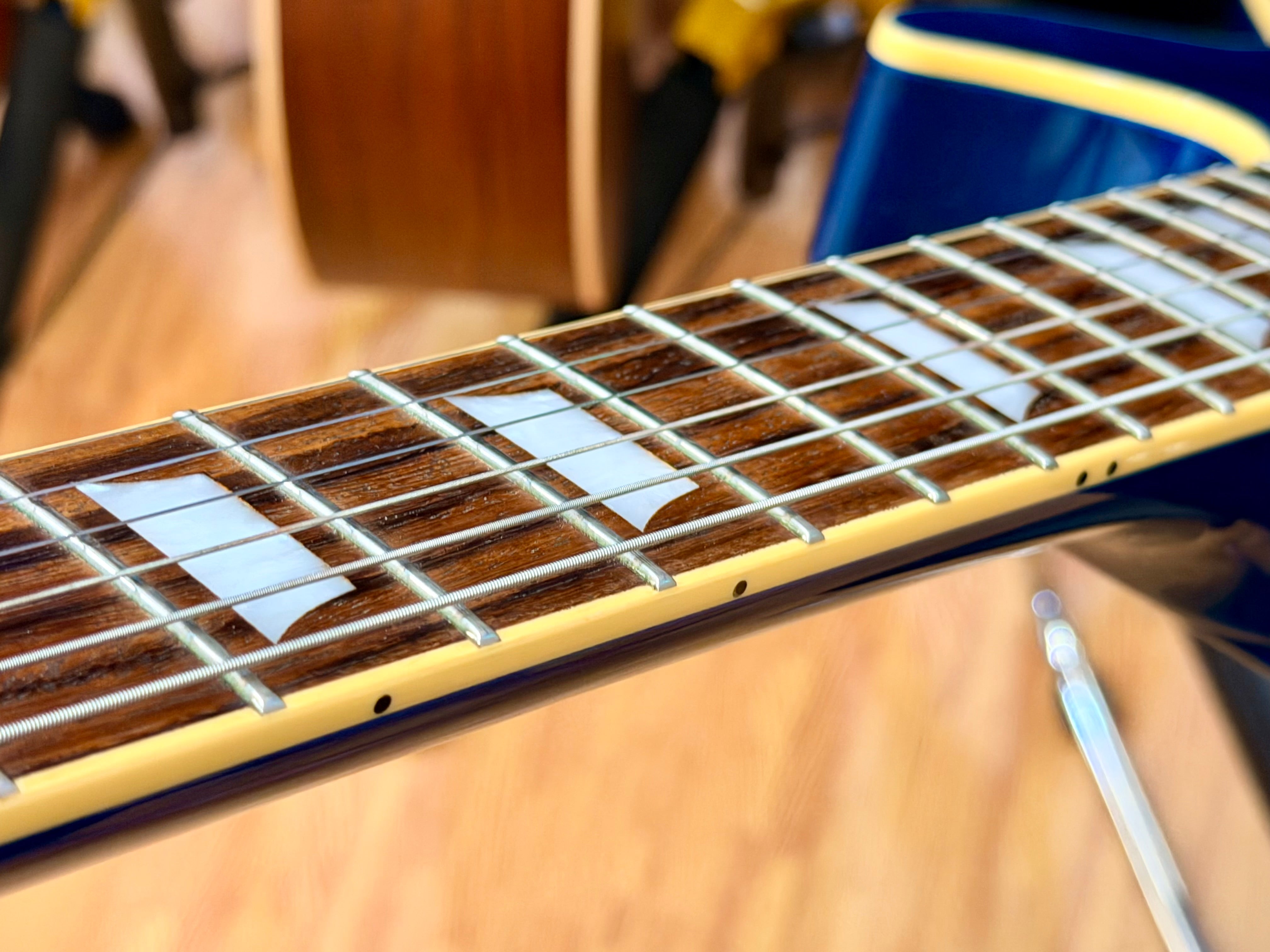 ✨2008✨ Edwards E-LP Limited Model Les Paul~ Blue Aqua Quilt~ Made in Japan 🇯🇵