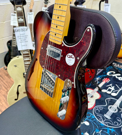🌟NEW🌟 G&L Tribute ASAT Classic Bluesboy~ Thinline Semi Hollow~ 3 Tone Sunburst
