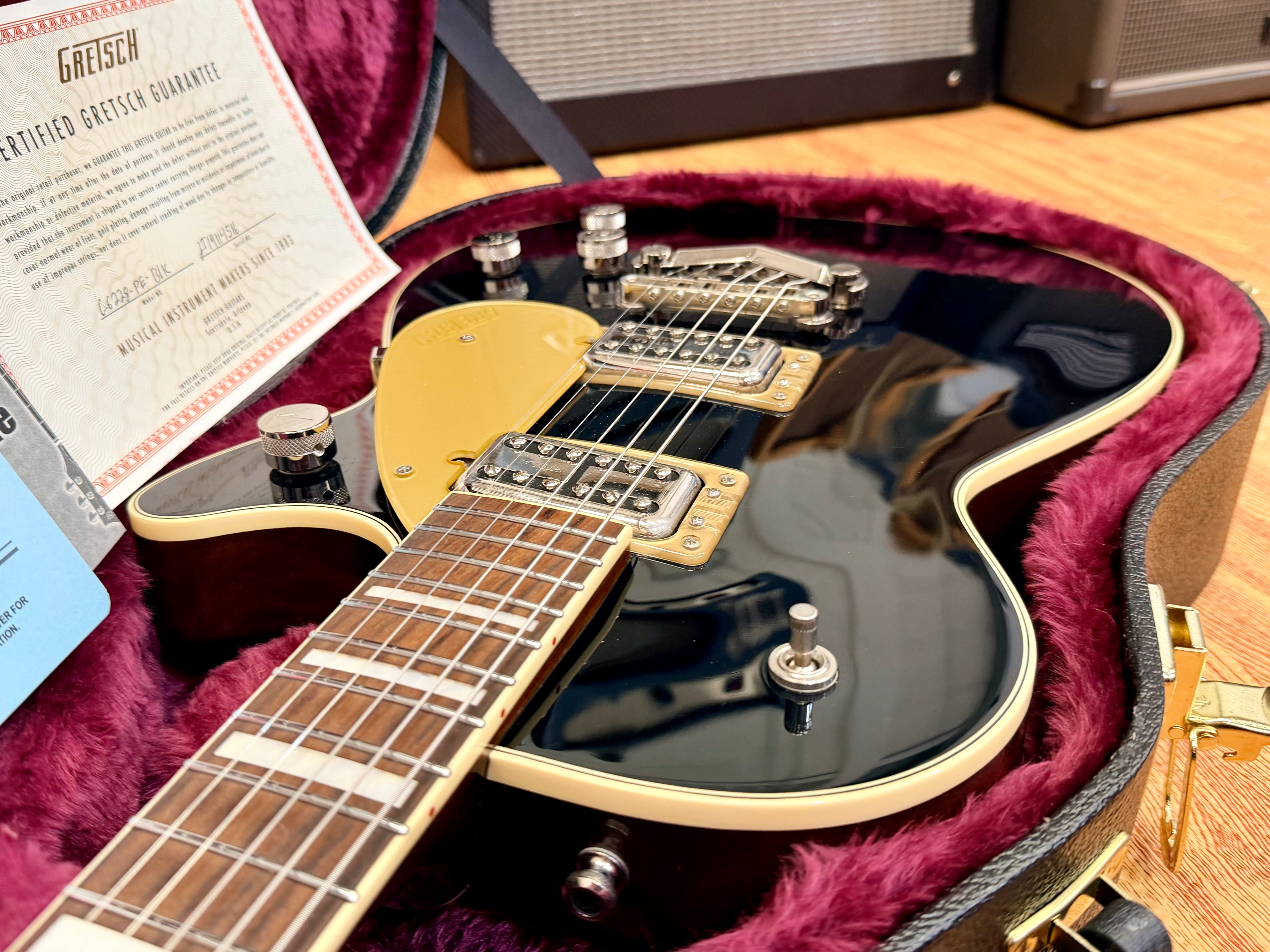 ✨2019✨ Gretsch G6228 Players Edition Jet BT V-Stoptail Black~ MIJ Japan + Case!