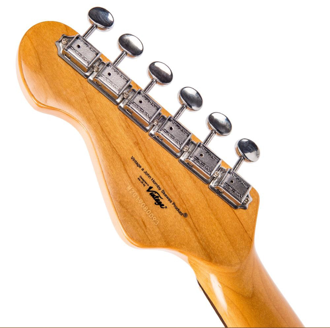 🎸NEW Vintage V65 ReIssued Series Hard Tail Electric Guitar ~ Soapbar~ Blonde 🎸