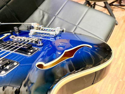 🔥MINT🔥 Vox Bobcat S66 Semi-Hollow ‘335’ Bigsby~ Blue Burst~ 2022 Korea 3 Pickup!
