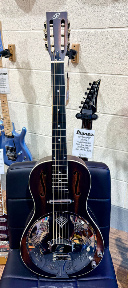 🥃 WHISKEY BURST 🥃 Ortega RRG30E-WB Resonator Guitar~ Electro-Acoustic~ NEW!