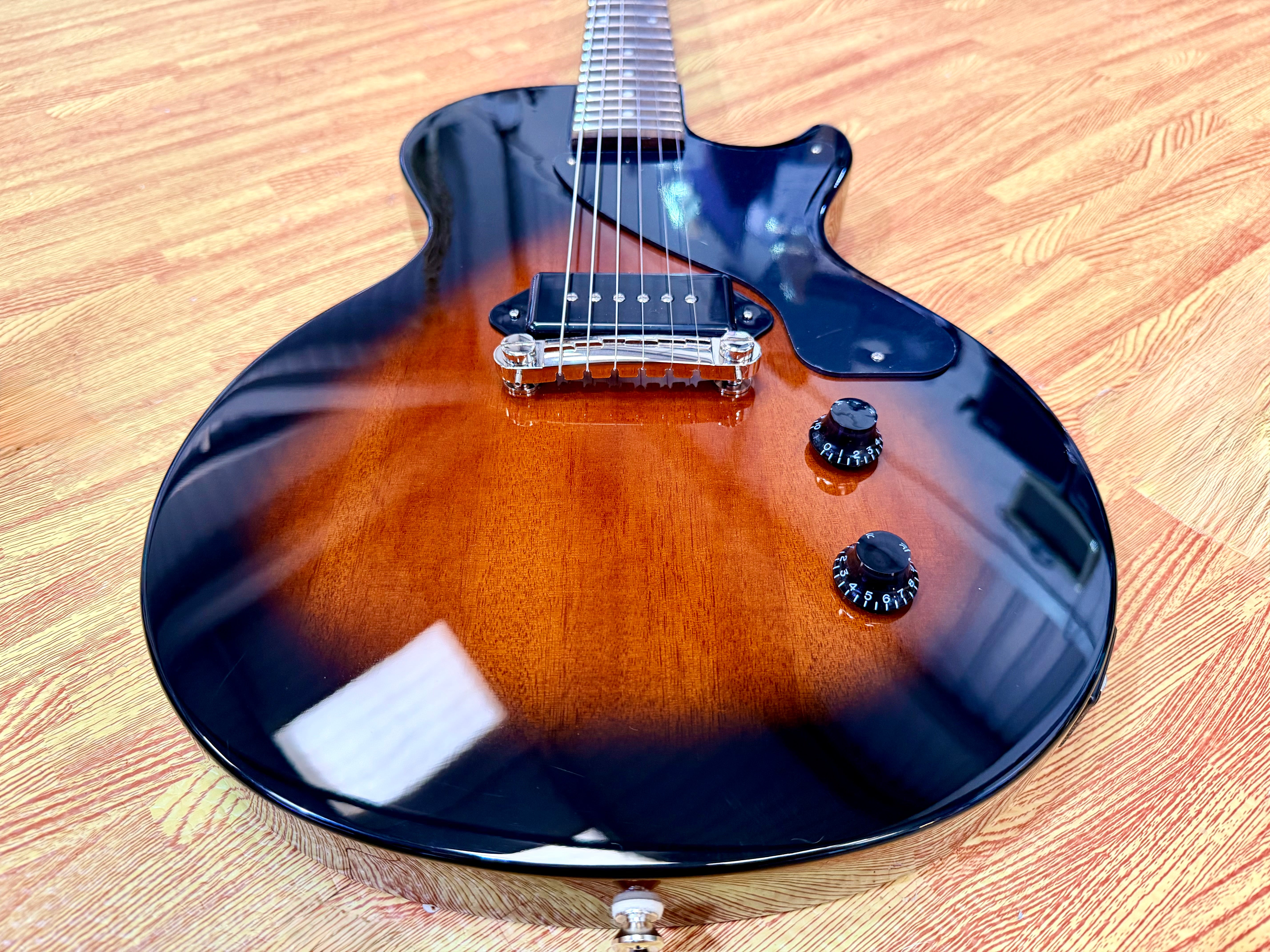 🔥EX-DEMO🔥 2025 Epiphone Les Paul Junior P90 Electric Guitar~ Tobacco Burst!