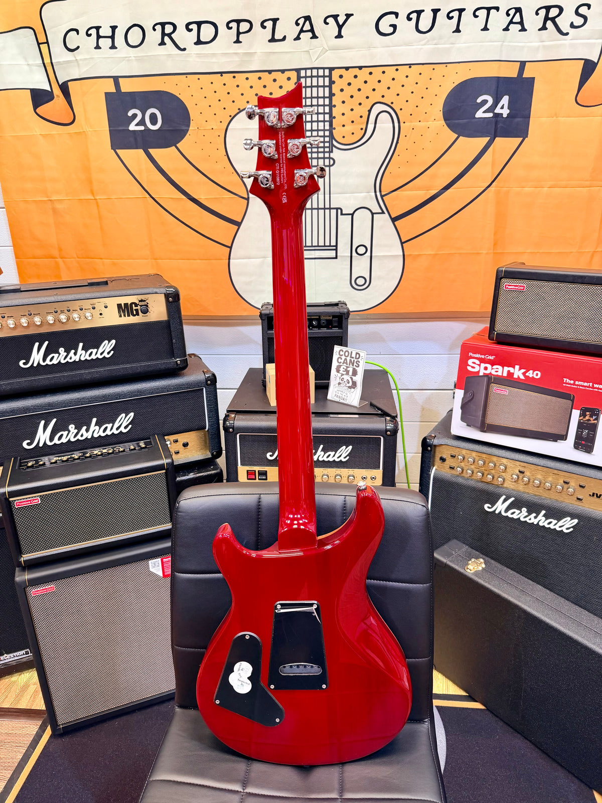 🌟2024🌟 PRS SE Custom 24-08 Charcoal Red Burst~ Locking Tuners & Gig Bag!