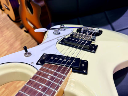 ✨MINT✨ Eastwood Sidejack Pro DLX~ Vintage White 2017 Electric Guitar Mosrite!