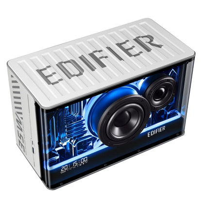 Edifier QD35 Tabletop Bluetooth Speaker With GaN Wireless Charger - White