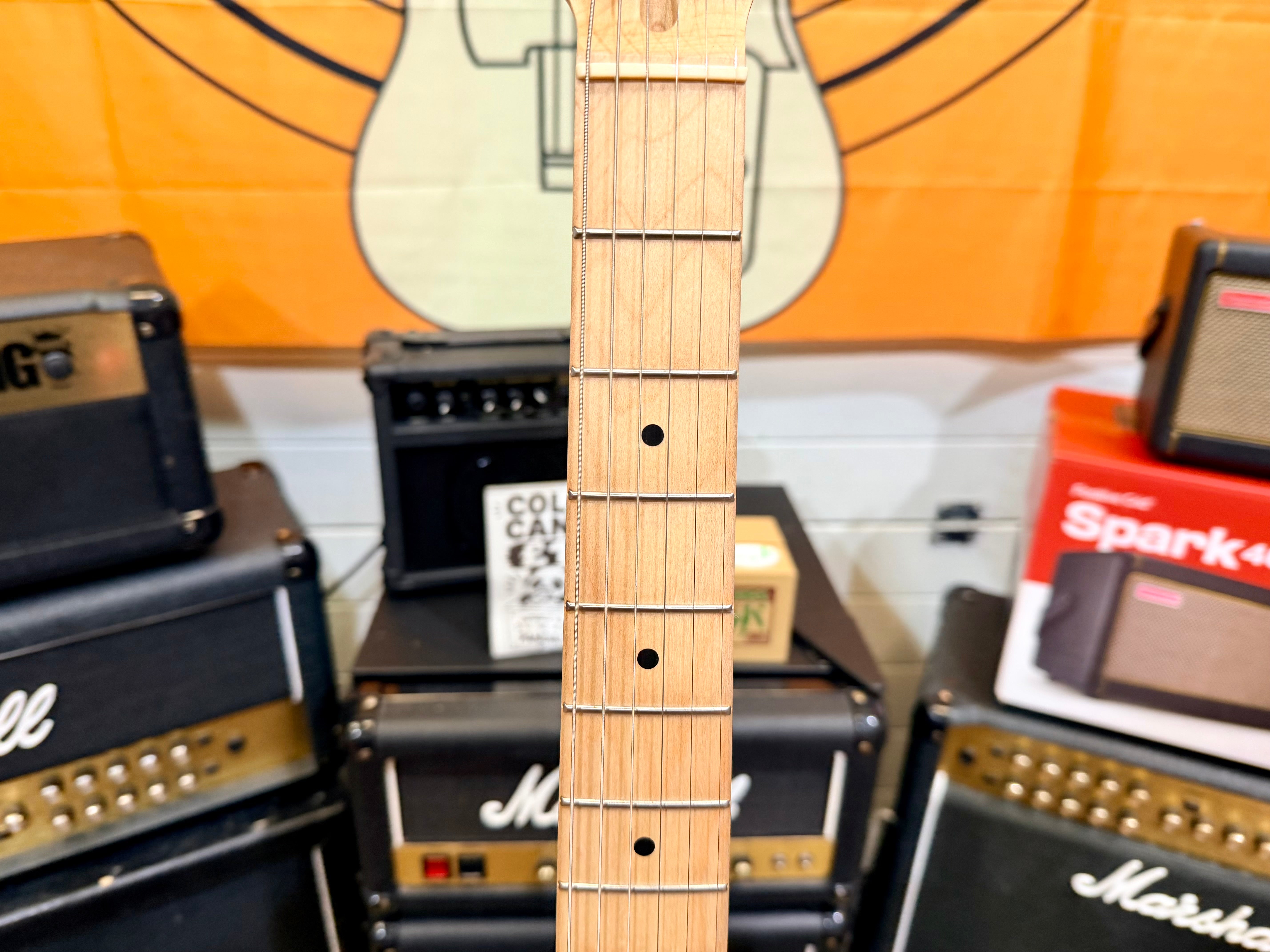 🎸 EastCoast ST1 Electric Guitar- Candy Apple Red~ Maple Neck Stratocaster 🎸