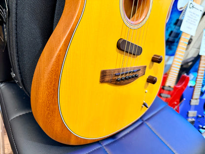 🌟2021🌟 Fender Acoustasonic Player Telecaster~ Butterscotch Aged Natural + Bag!